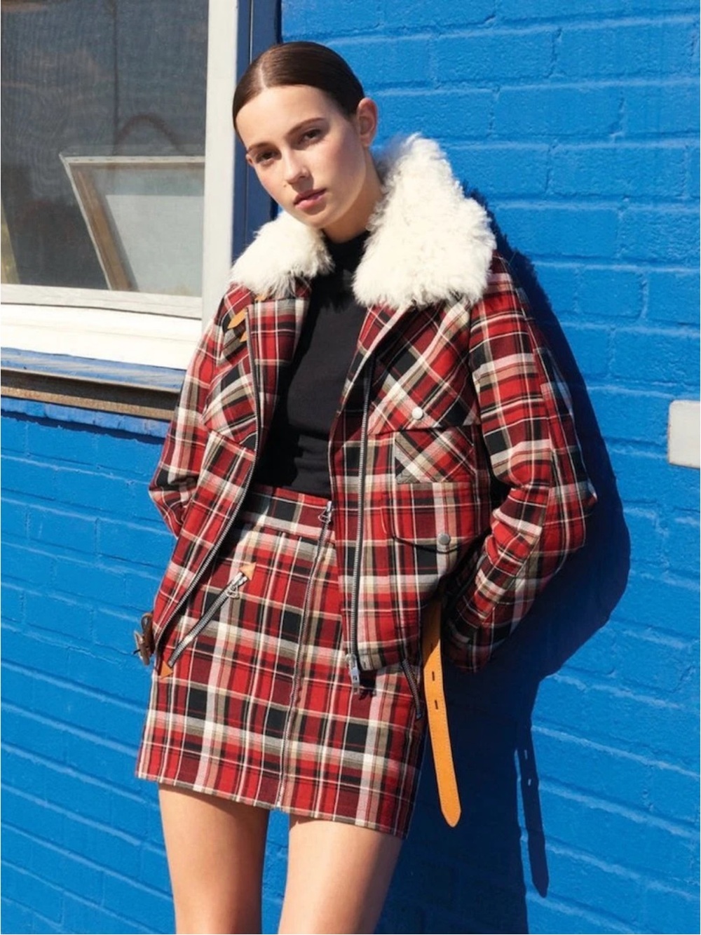 rag & bone Leah tartan plaid mini skirt 2